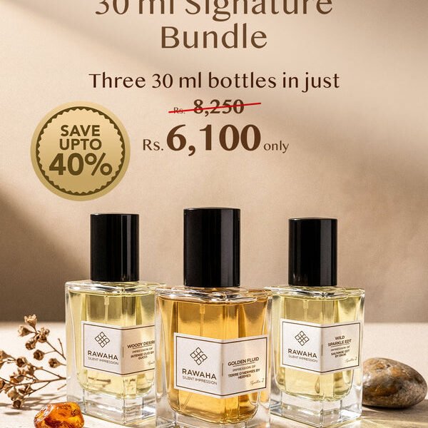 3 Signature Perfumes Bundle 30ml
