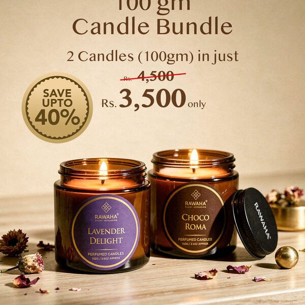 Two 100gm Candle Bundle