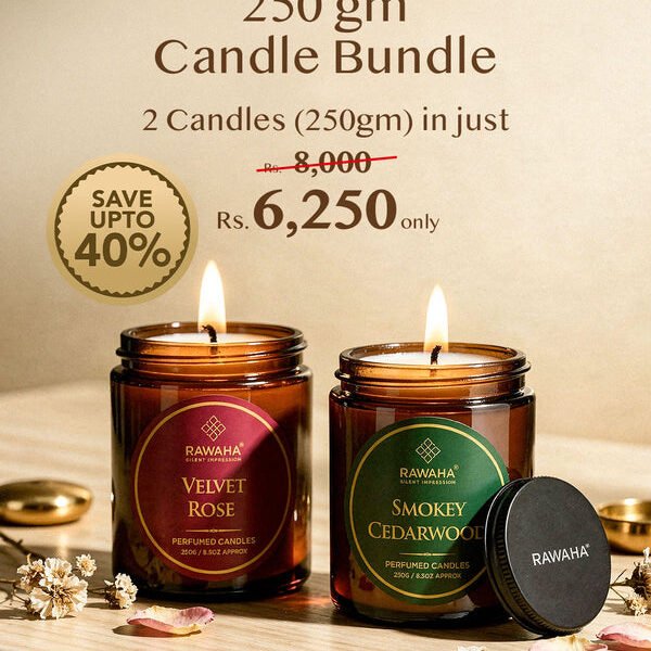 Two 250gm Candle Bundle